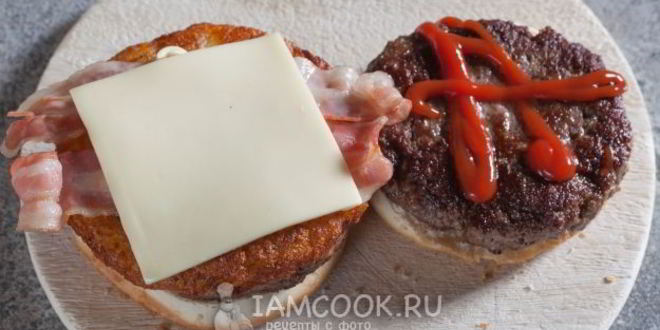Рецепт бургера с картошкой