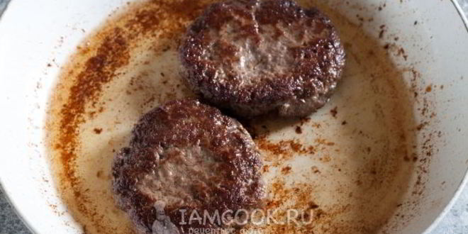 Рецепт бургера с картошкой