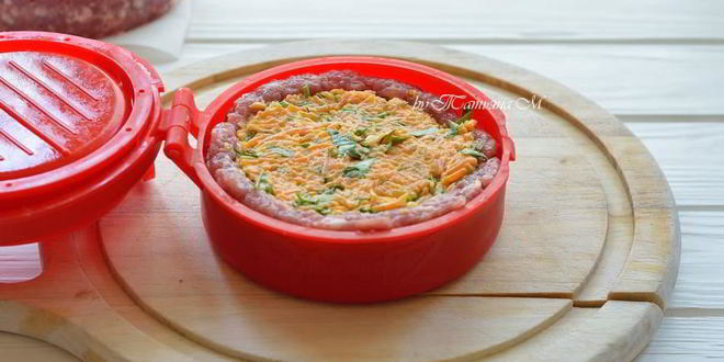 Рецепт бургеров гриль с морковной начинкой