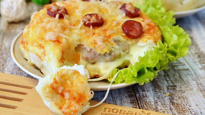 Рецепт Бургеров в стиле пиццы