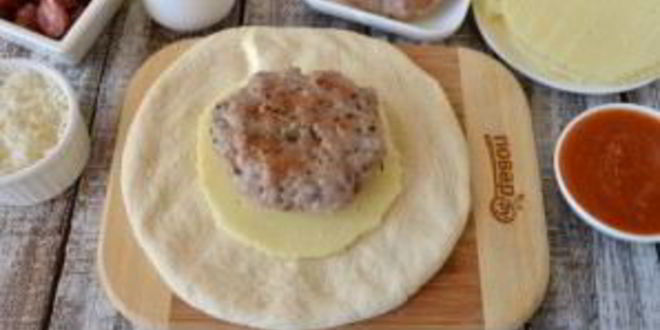 Рецепт бургеров в стиле пиццы