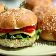 Рецепт Домашнего гамбургера