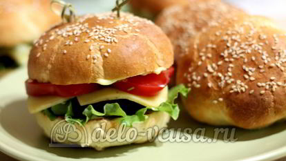 Рецепт Домашнего гамбургера