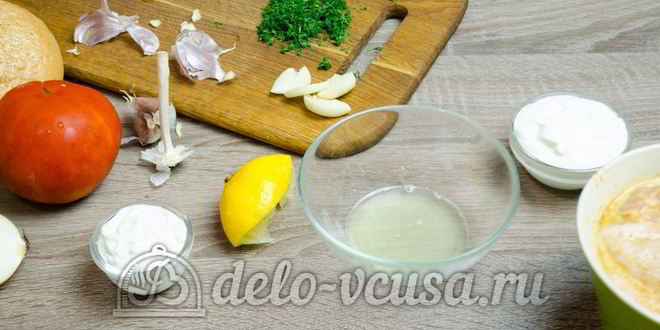 Рецепт гамбургера с курицей