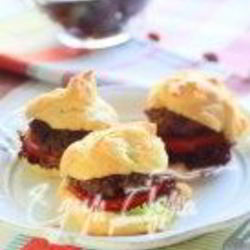 Рецепт Гамбургера в профитролях