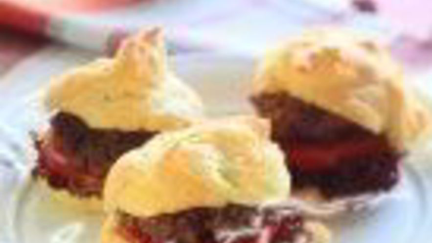 Рецепт гамбургера в профитролях