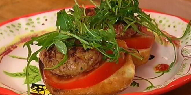 Рецепт итальянского бургера