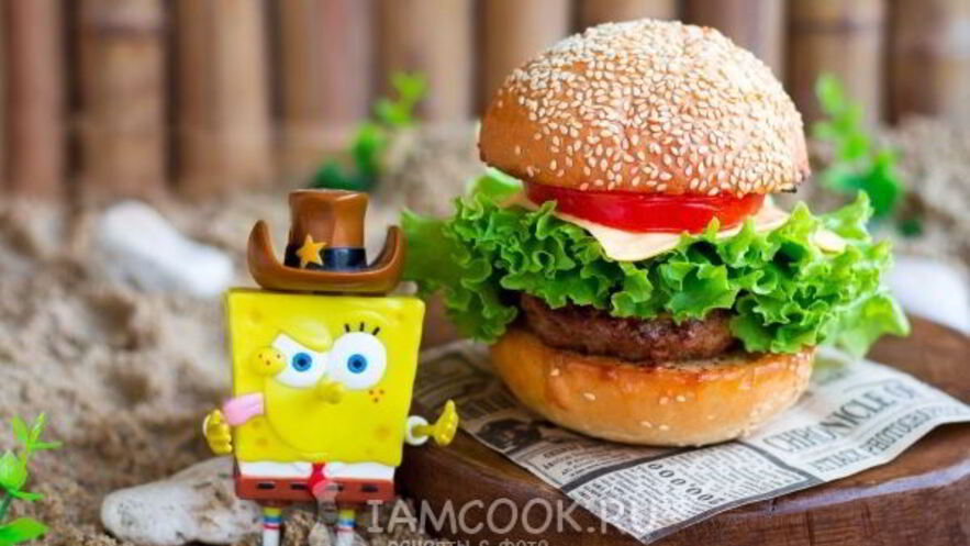 Рецепт крабсбургера