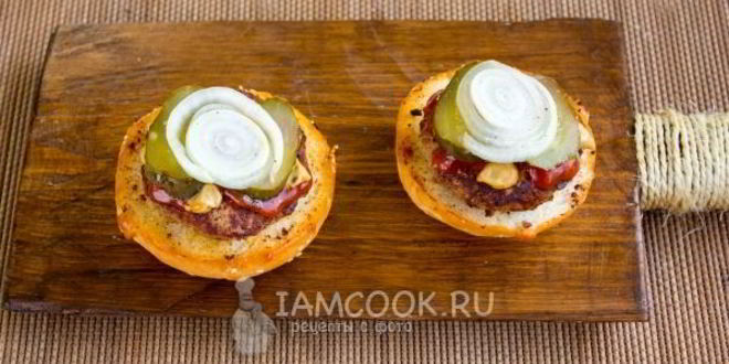Рецепт крабсбургера