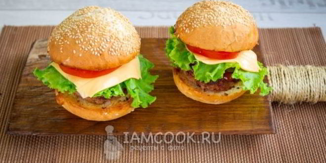 Рецепт крабсбургера