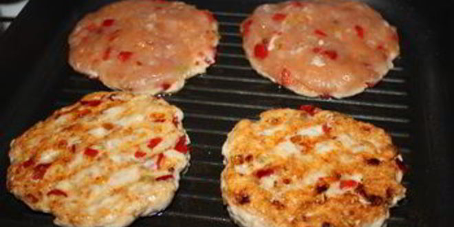 Рецепт куриных бургеров с овощами