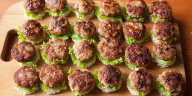 Рецепт мини-гамбургеров