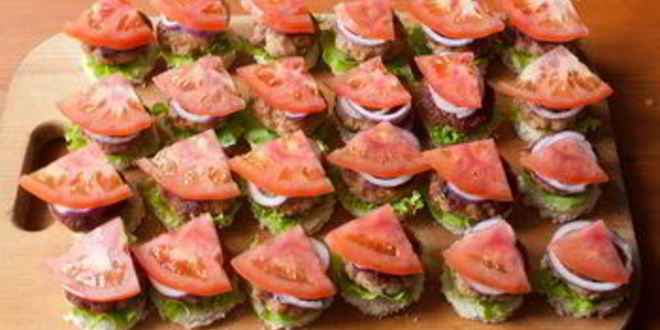 Рецепт мини-гамбургеров