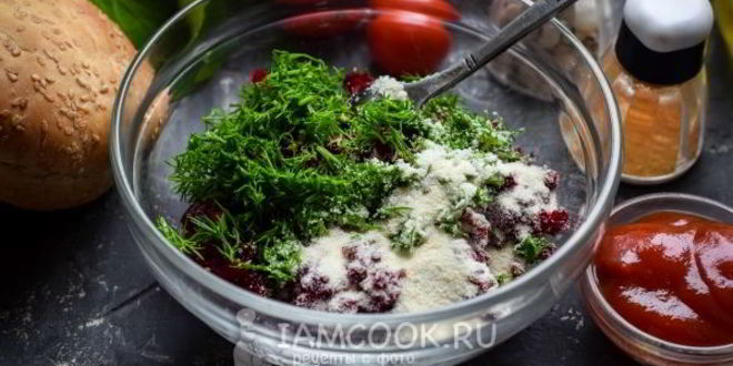 Рецепт постного бургера