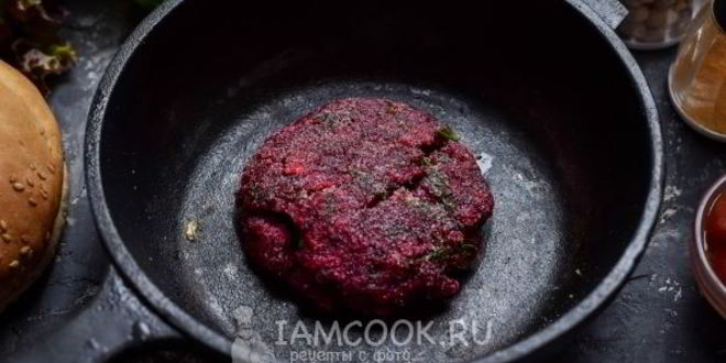 Рецепт постного бургера