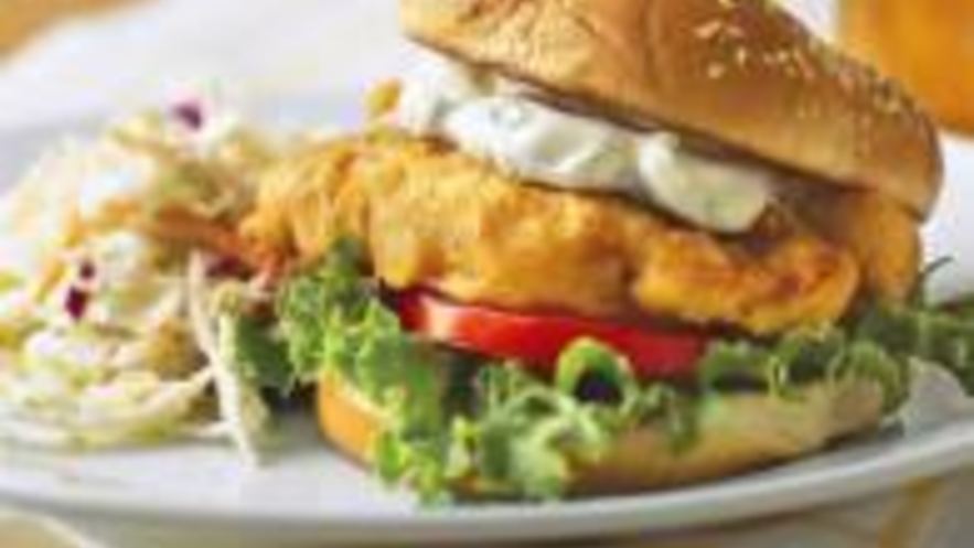 Рецепт простых рыбных бургеров