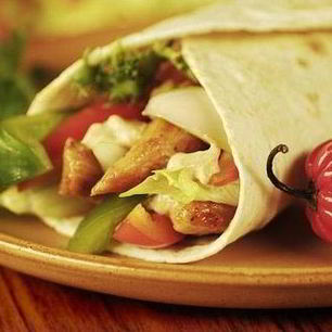 Рецепт Буррито с курицей и фасолью