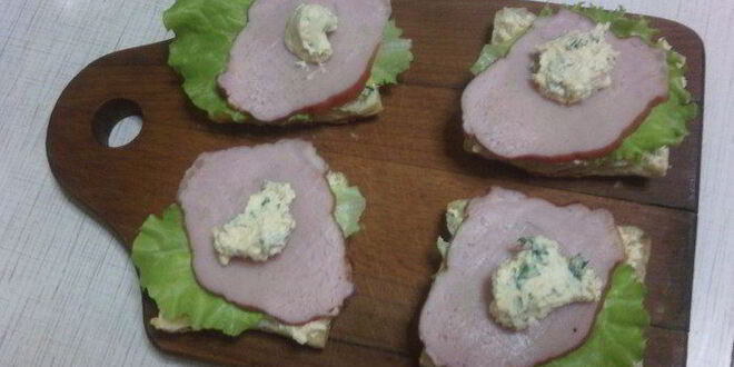 Рецепт бутерброда мильфей