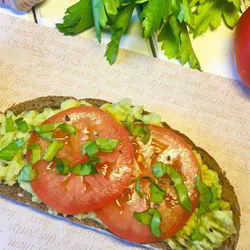 Рецепт Бутерброда с авокадо