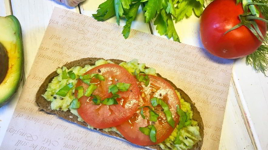 Рецепт бутерброда с авокадо