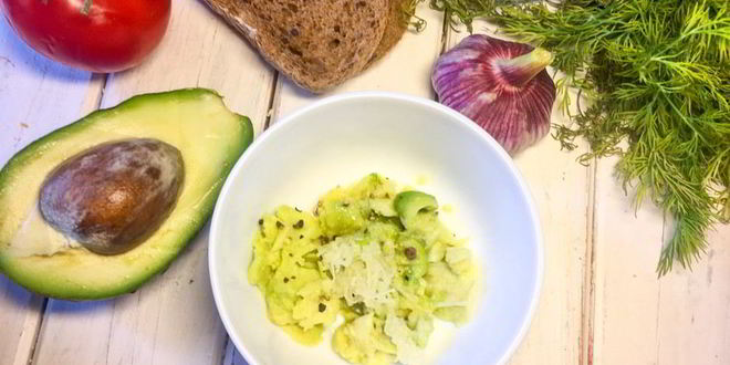 Рецепт бутерброда с авокадо