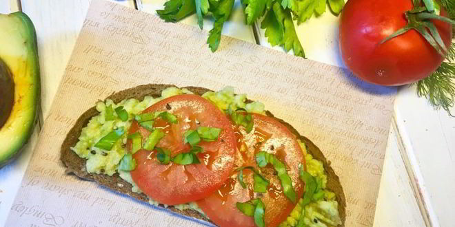 Рецепт бутерброда с авокадо