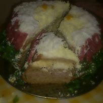 Бутербродный торт Загляденье