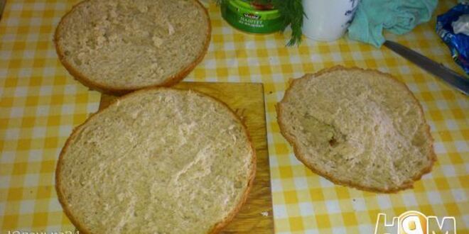 Рецепт бутербродного торта загляденье