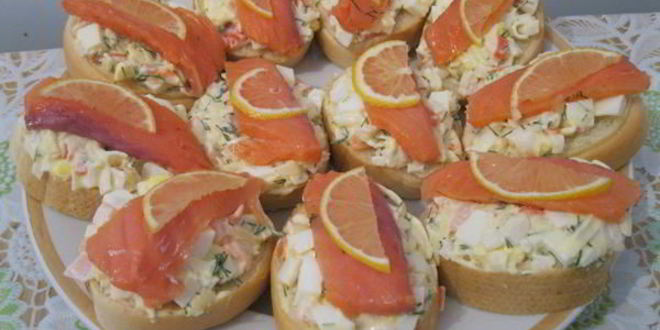 Рецепт бутербродов пикантных