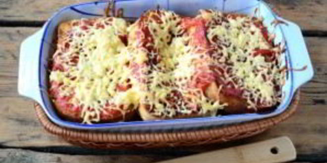 Рецепт бутербродов под сырно-томатной подушкой