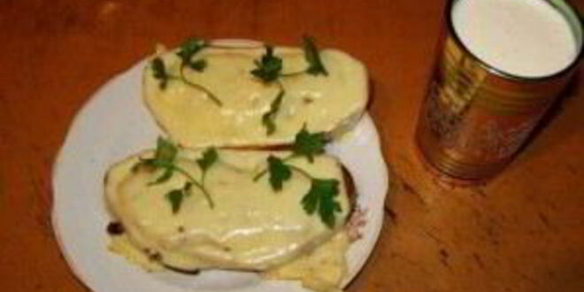 Рецепт бутербродов с чесноком и сыром