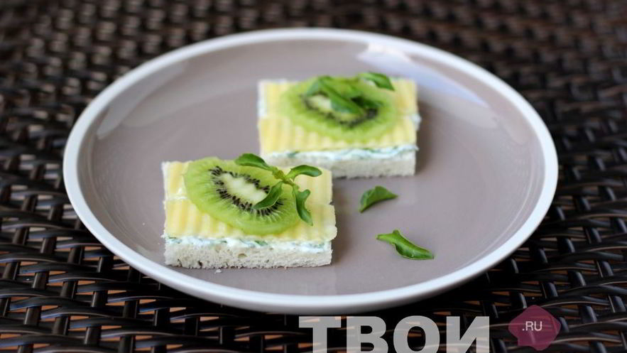 Рецепт бутербродов с киви