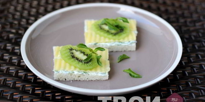 Рецепт бутербродов с киви