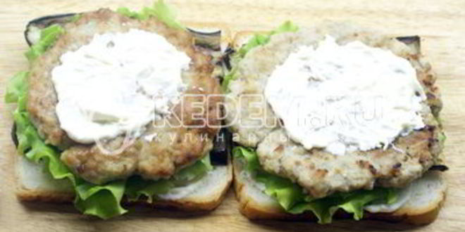 Рецепт бутербродов с котлетой