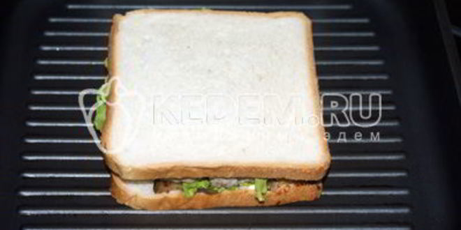 Рецепт бутербродов с котлетой