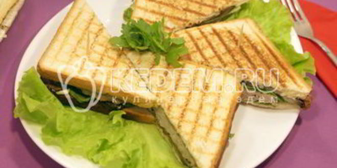 Рецепт бутербродов с котлетой