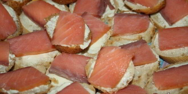 Рецепт бутербродов с рыбой любимые