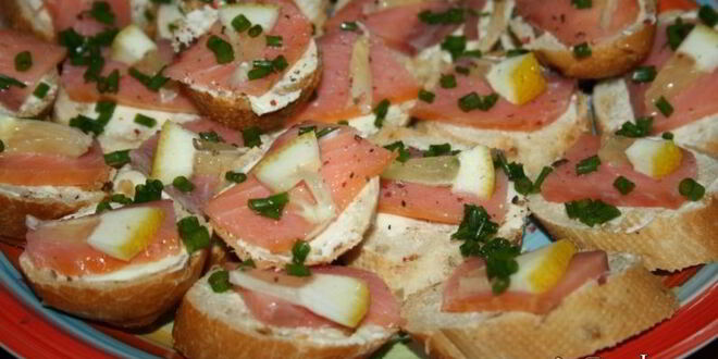 Рецепт бутербродов с рыбой любимые