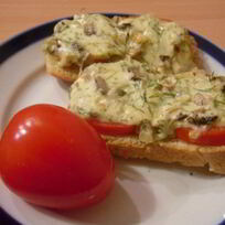 Бутерброды с шампиньонами