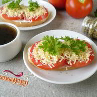 Рецепт Бутербродов с сыром и помидорами