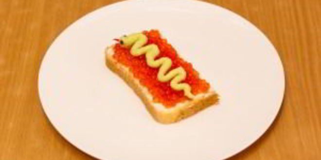 Рецепт бутербродов змейка