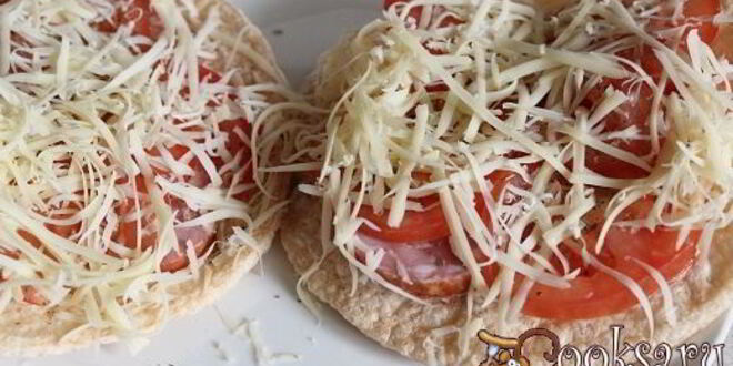 Рецепт горячих бутербродов на вафельных хлебцах