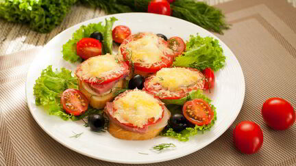 Рецепт Горячих бутербродов в микроволновке