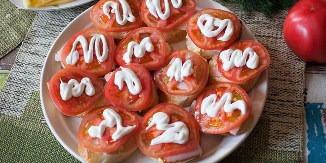 Рецепт горячих бутербродов в микроволновке