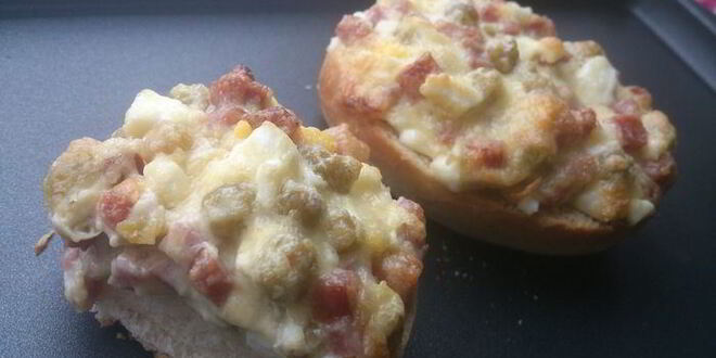 Рецепт горячих бутербродов