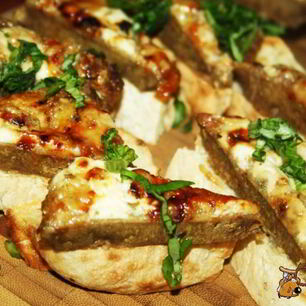 Рецепт Пикантных бутербродов с говяжьей печенью