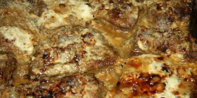 Рецепт пикантных бутербродов с говяжьей печенью