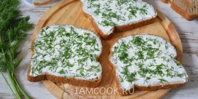Рецепт полосатых бутербродов