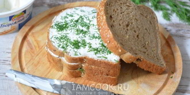 Рецепт полосатых бутербродов