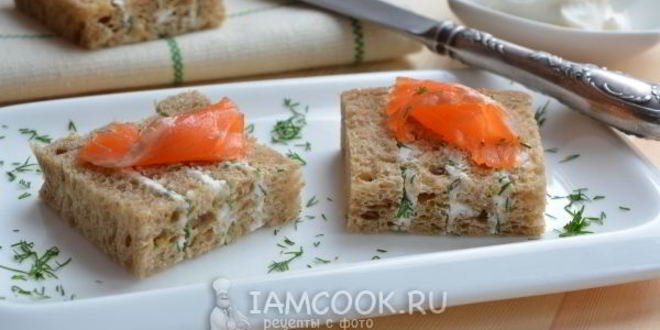 Рецепт полосатых бутербродов